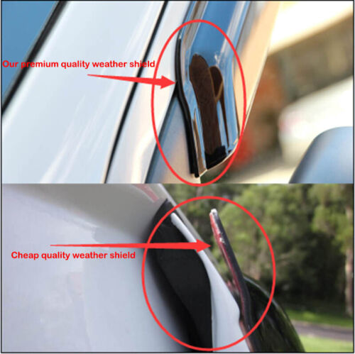 6Psc Luxury Weathershields Weather Shields to suit Haval H6 B01